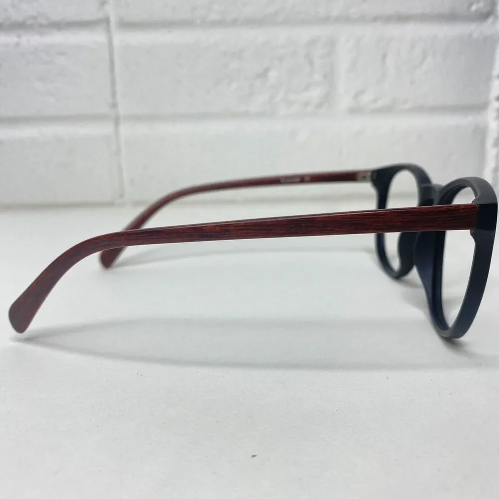 Firmoo R181106 C18 Black Horn Oversize Round Eyeglasses Frames 50-20 141‎ 2746
